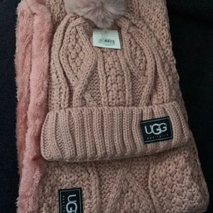 Ugg hat and scarf